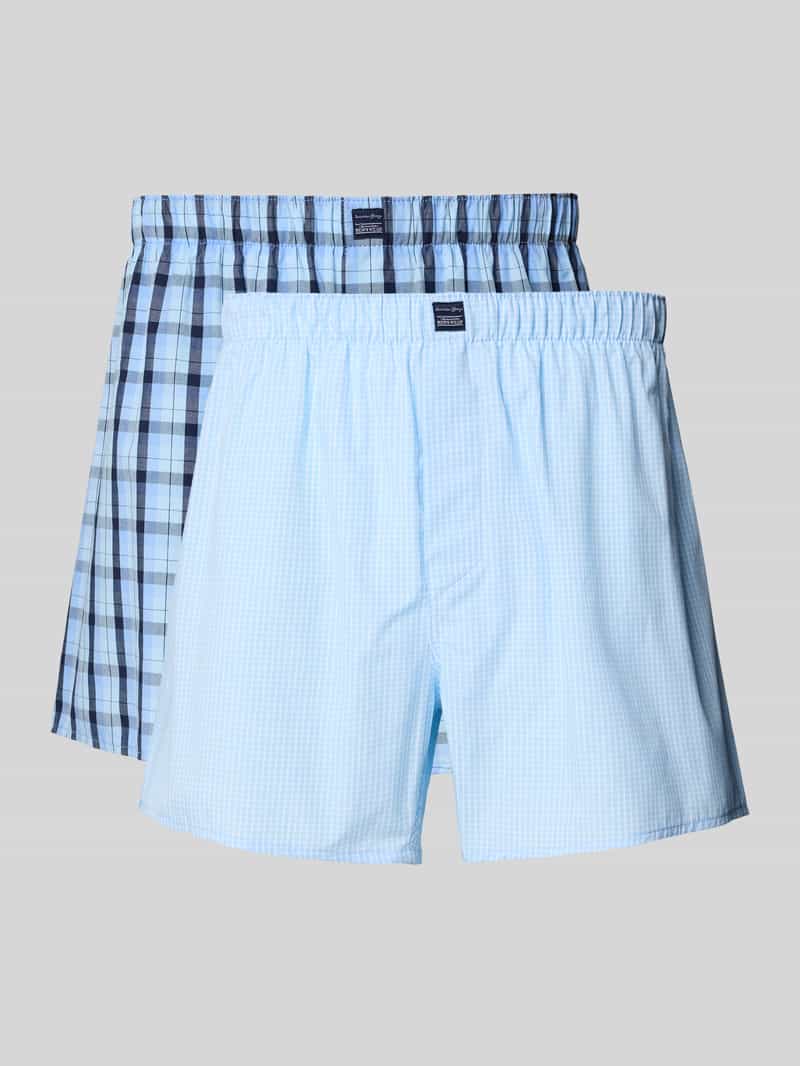 Christian Berg Men Boxershort met labelpatch in een set van 2 stuks