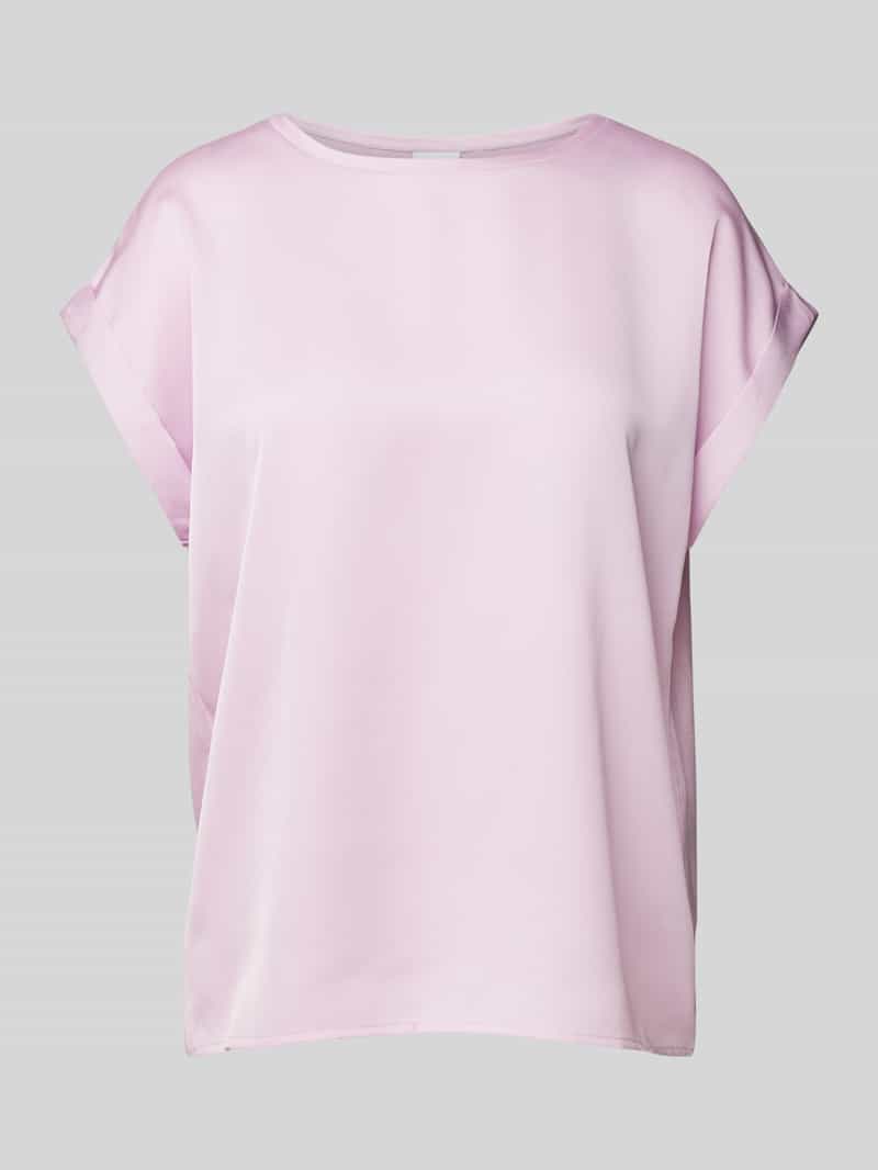 Vila Shirt met korte mouwen VIELLETTE S/S SATIN TOP - NOOS