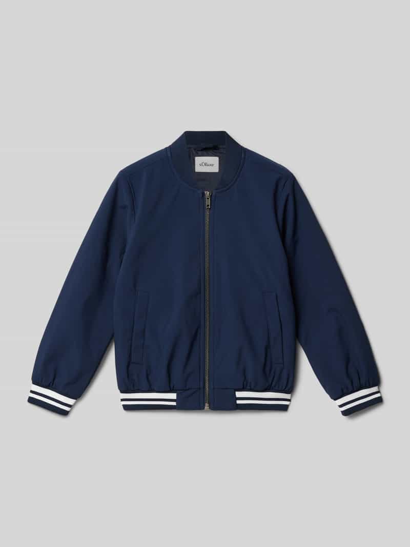 s.Oliver RED LABEL Regular fit bomberjack met contraststrepen