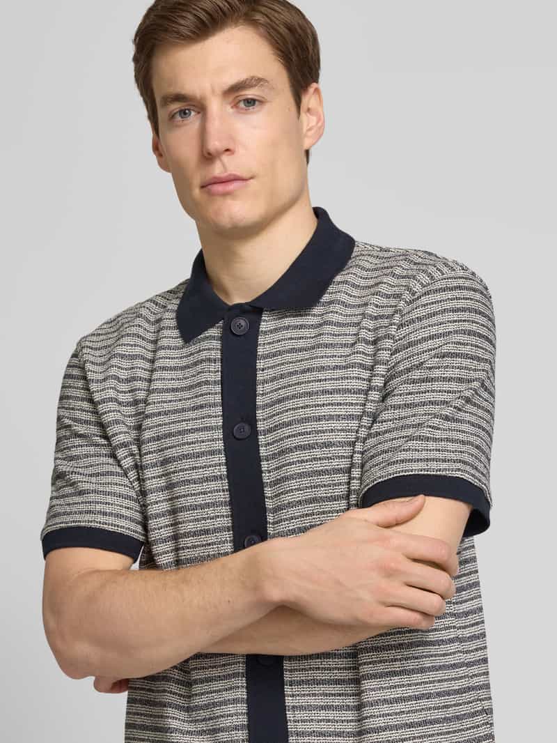 CINQUE Gebreid jack met knoopsluiting model 'MAC'