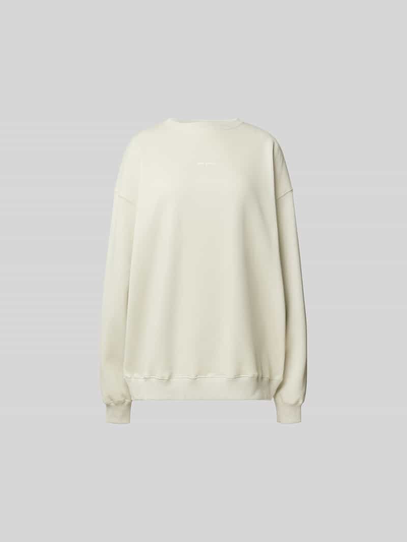 oversized sweatshirt met opstaande kraag