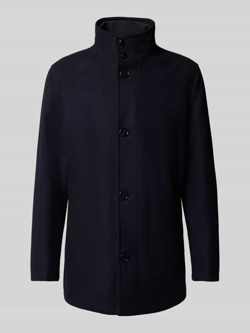 HECHTER PARIS Wollen jas met opstaande kraag