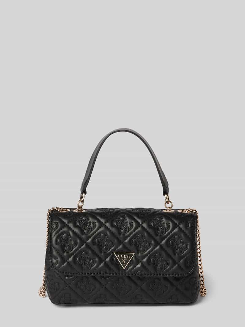 Guess Handtas met labelapplicatie, model 'ADELASIA'