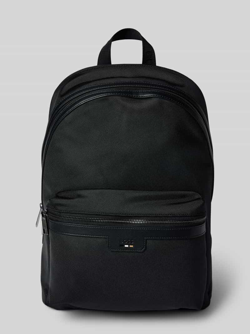 Boss Rugzak met label in reliëf model 'Ray'