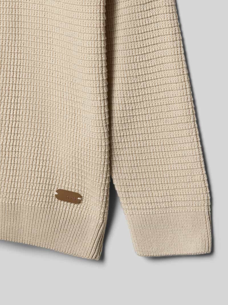 BLUE SEVEN Regular fit pullover in gebreide look