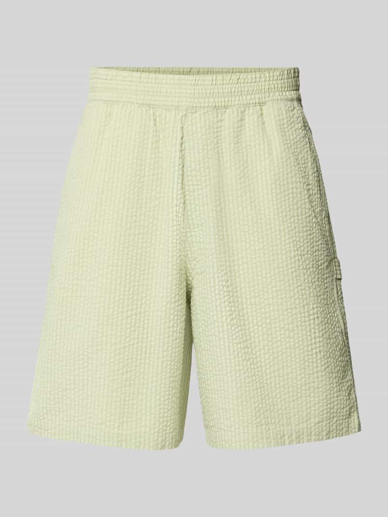 Carhartt Work In Progress Korte broek met structuurmotief model 'Toland'