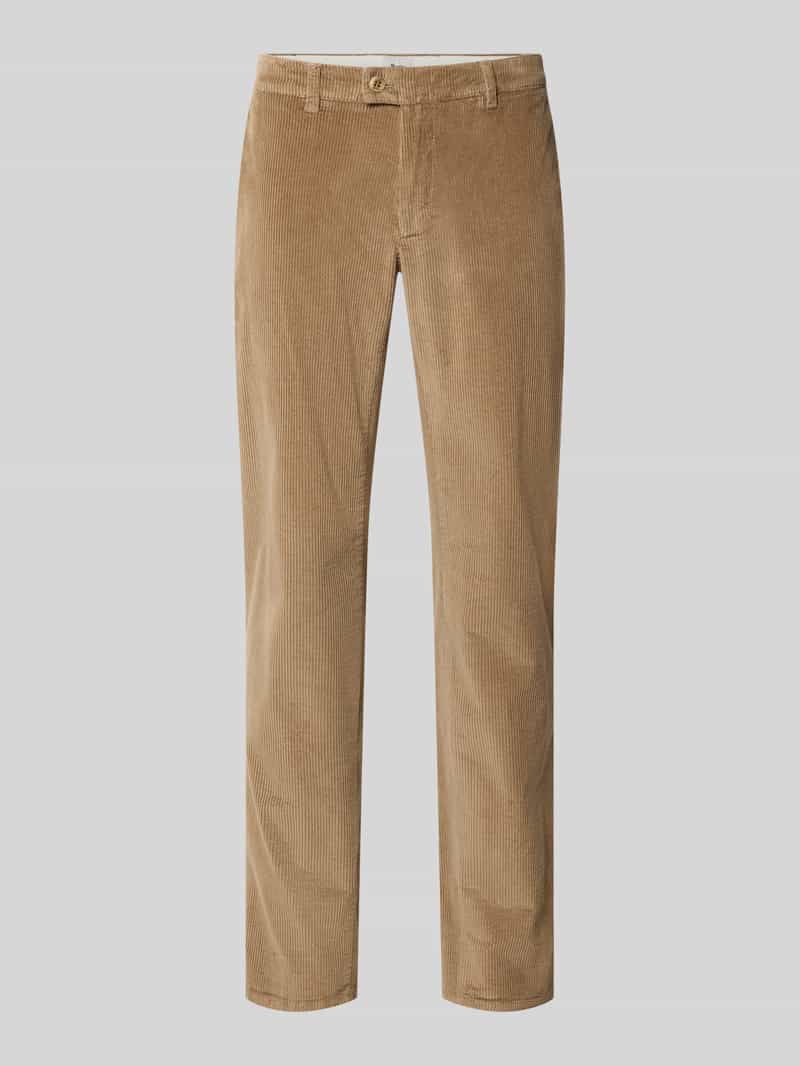 Brax Heren Chino  Style FABIO CAPPUCINO, lichtbruin, maat 33/34