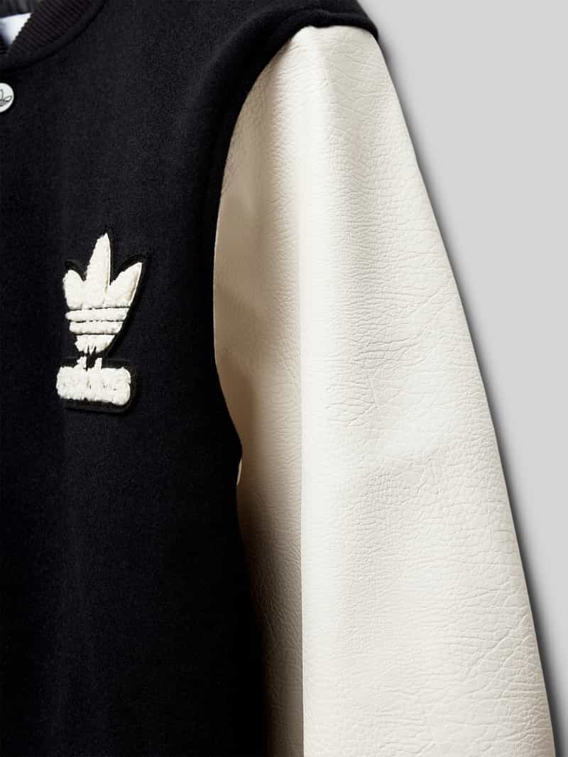 adidas Originals Lange jas met siernaden model 'Paletot'