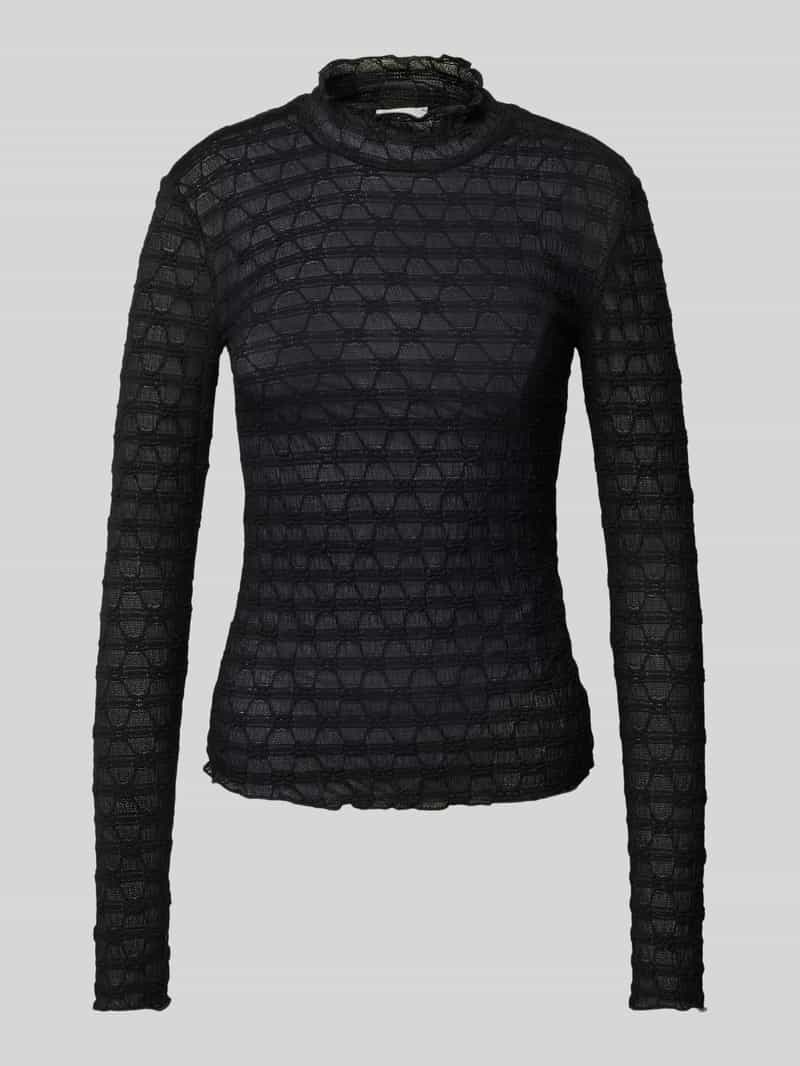 Kaffe Shirt met lange mouwen en opstaande kraag