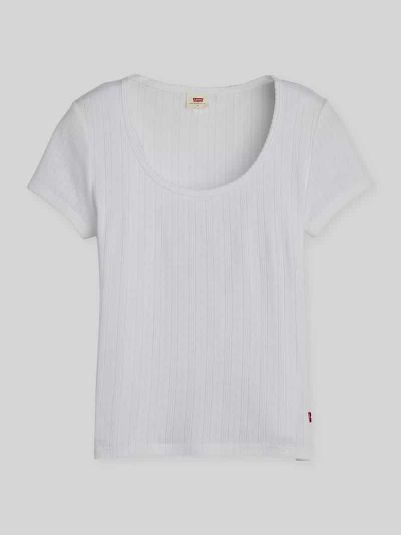 regular fit T-shirt van puur katoen