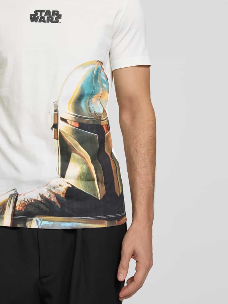 s.Oliver RED LABEL Regular fit T-shirt van katoen met Starwars -print