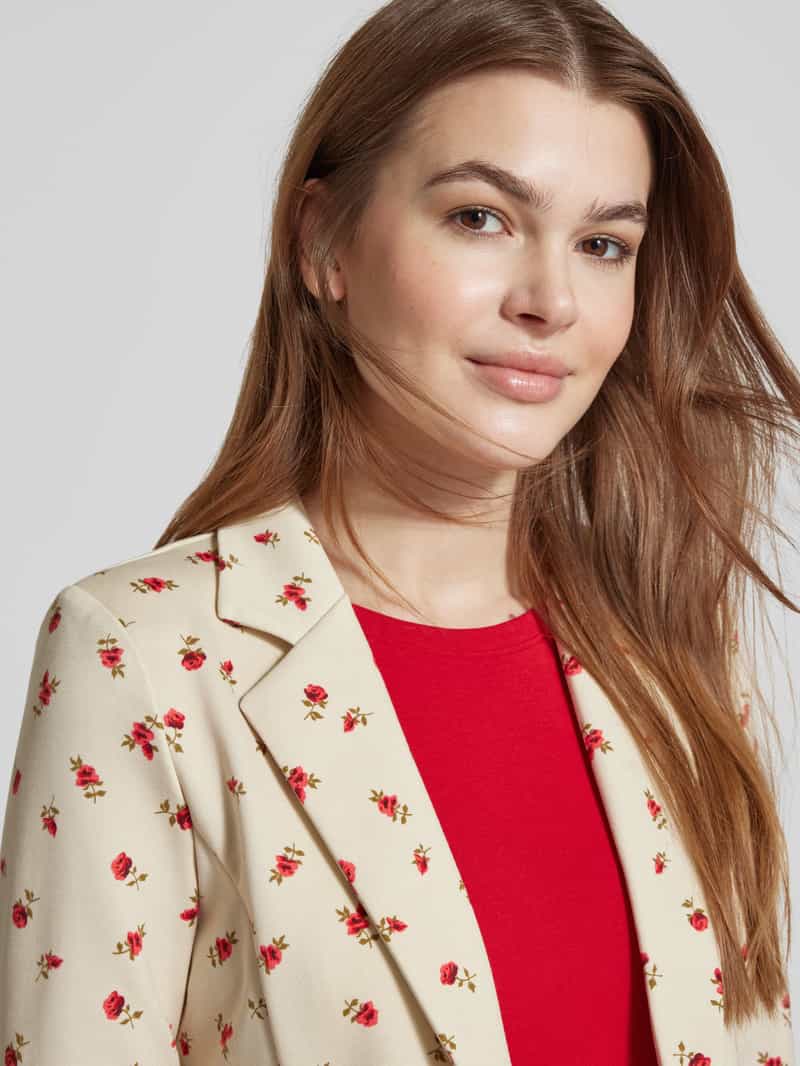 Ichi Slim fit blazer met paspelzakken model 'KATE'