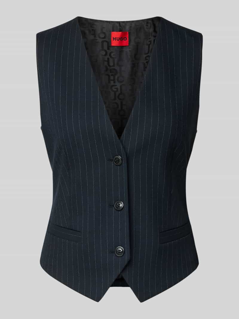 HUGO Gilet met V-hals model 'Aumara'