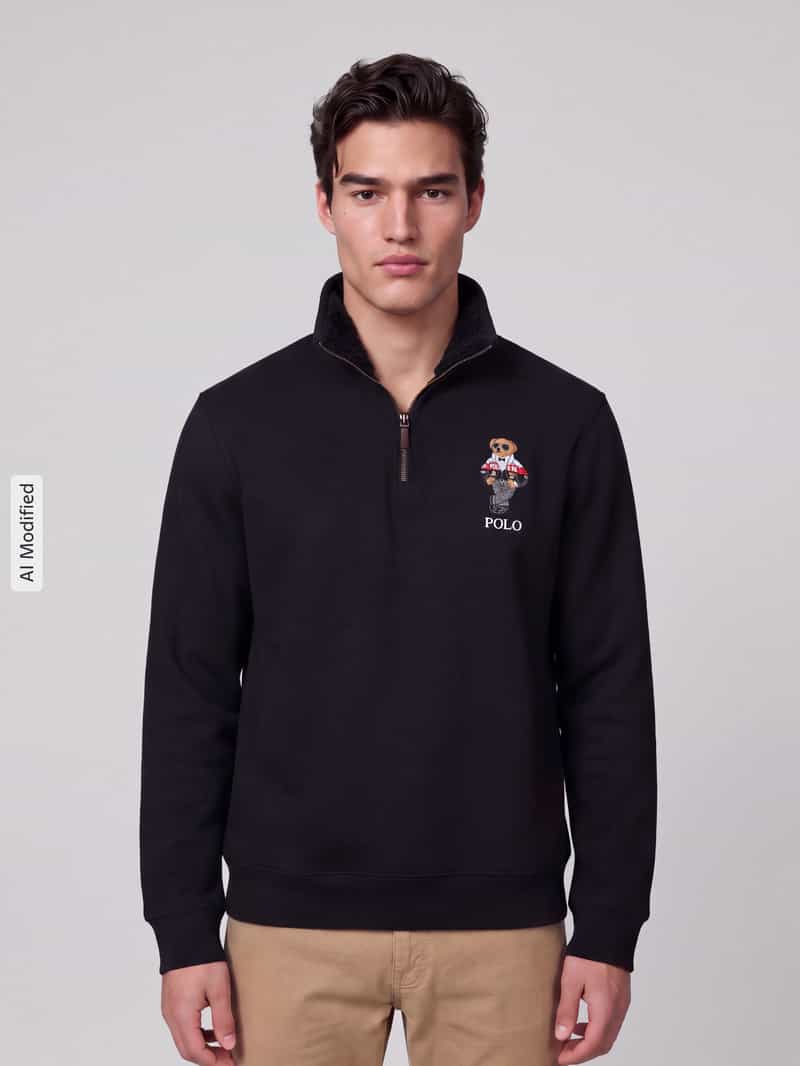 Polo Ralph Lauren coltrui met geborduurd beermotief