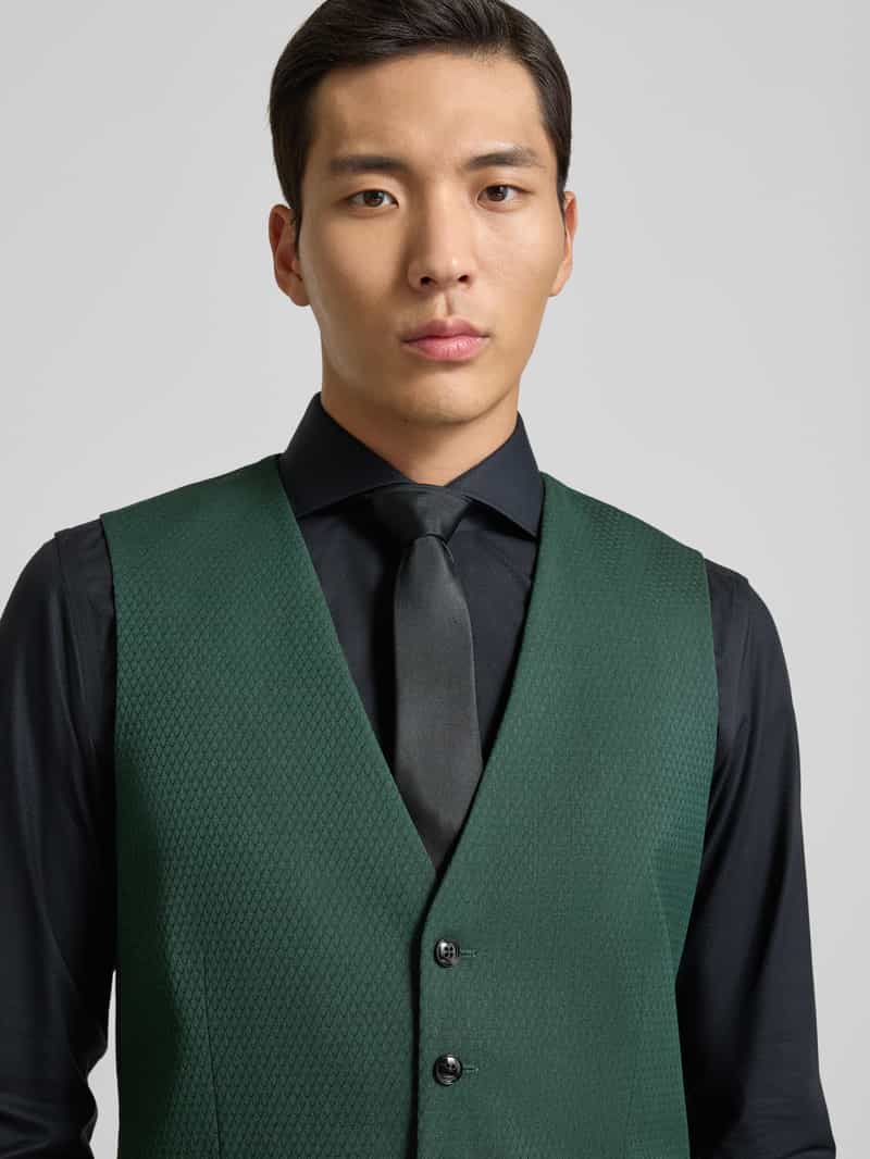 MCNEAL Slim fit gilet met paspelzakken