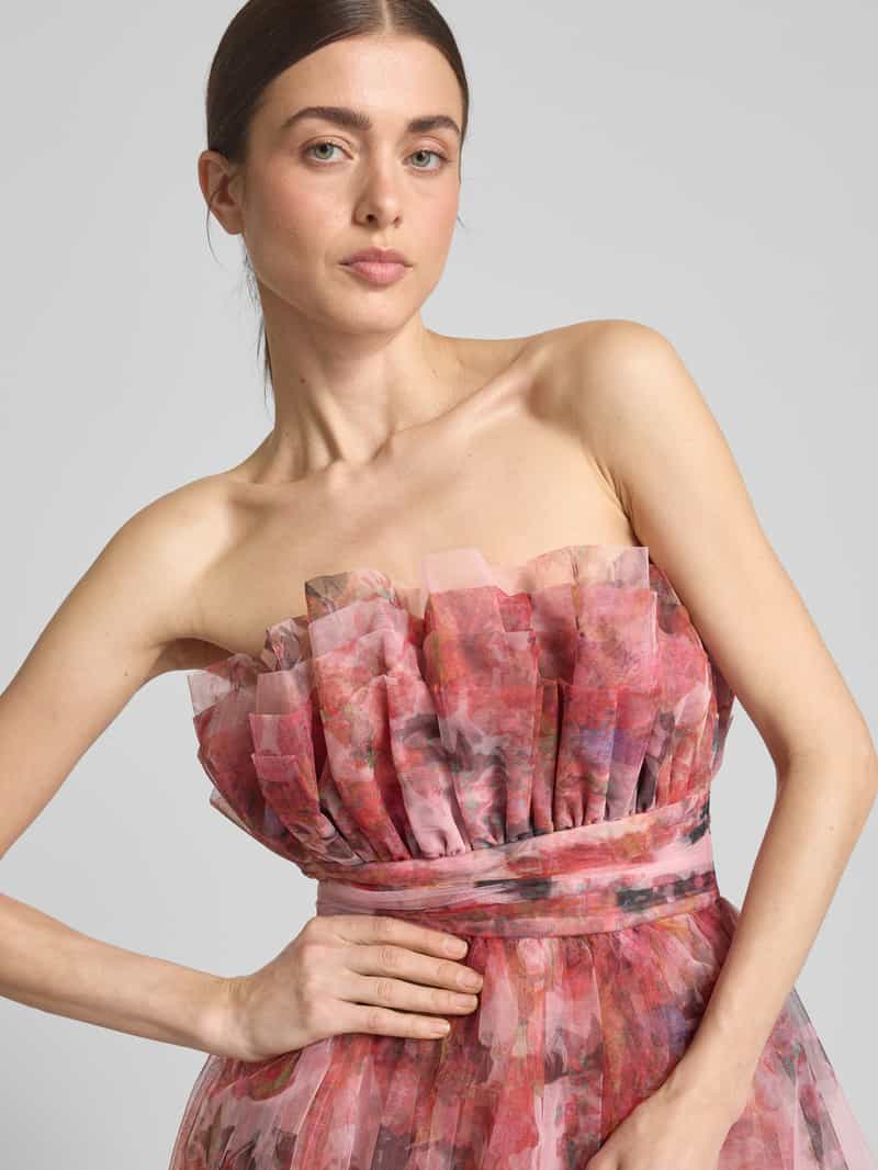 Lace & Beads Cocktailjurk met plooien