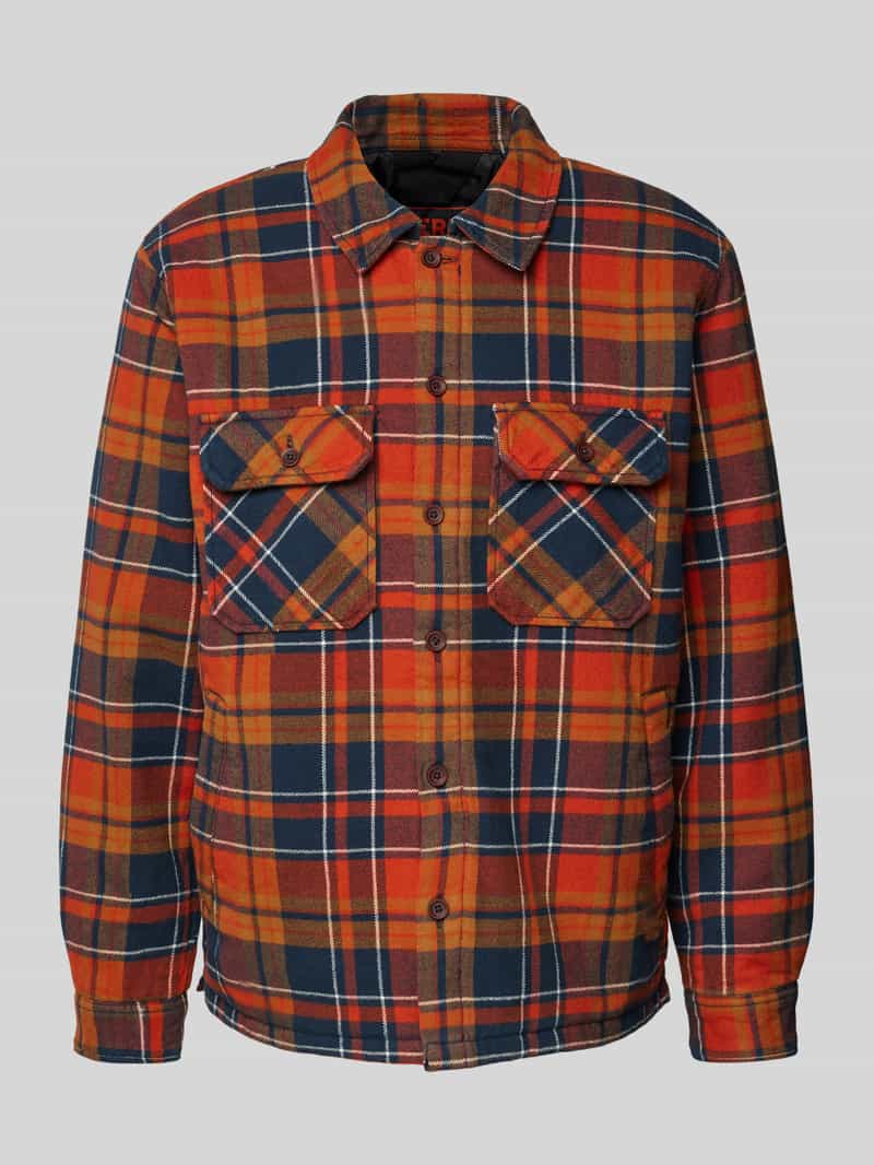 Superdry Regular fit overhemdjack met kentkraag model 'Surplus'
