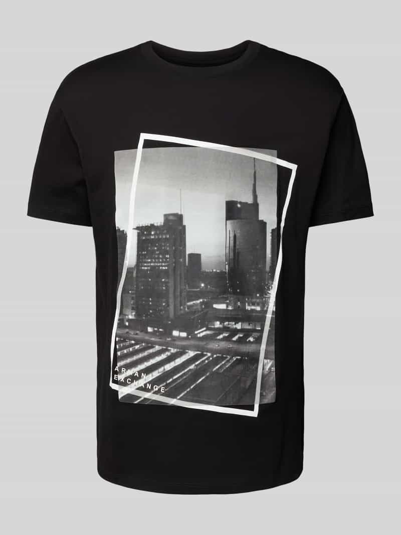 Armani Exchange T-shirt met motiefprint