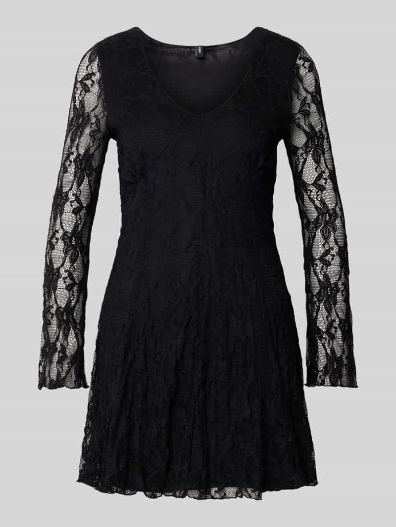 Only Kanten mini-jurk met V-hals model 'ALBA'