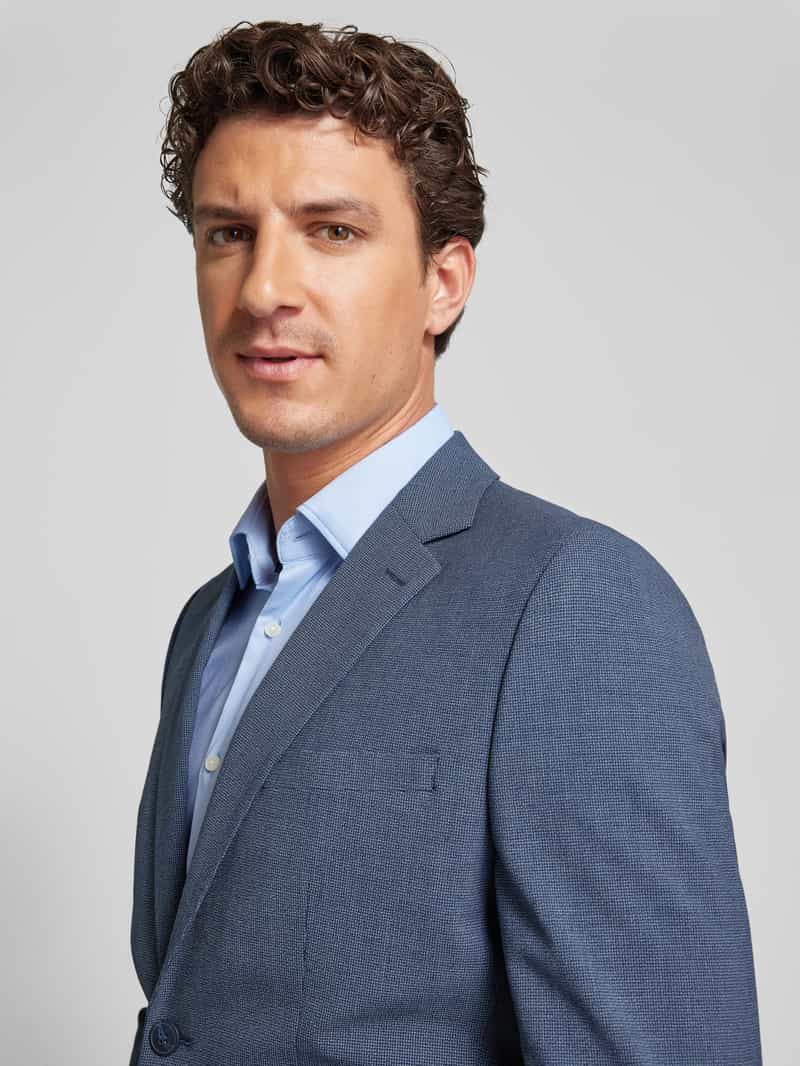 Selected Homme Slim fit pak met paspelzak op de borst model 'LIAM'
