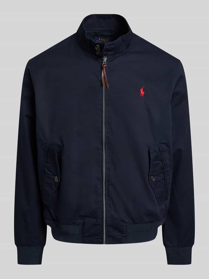 regular fit blouson van puur katoen
