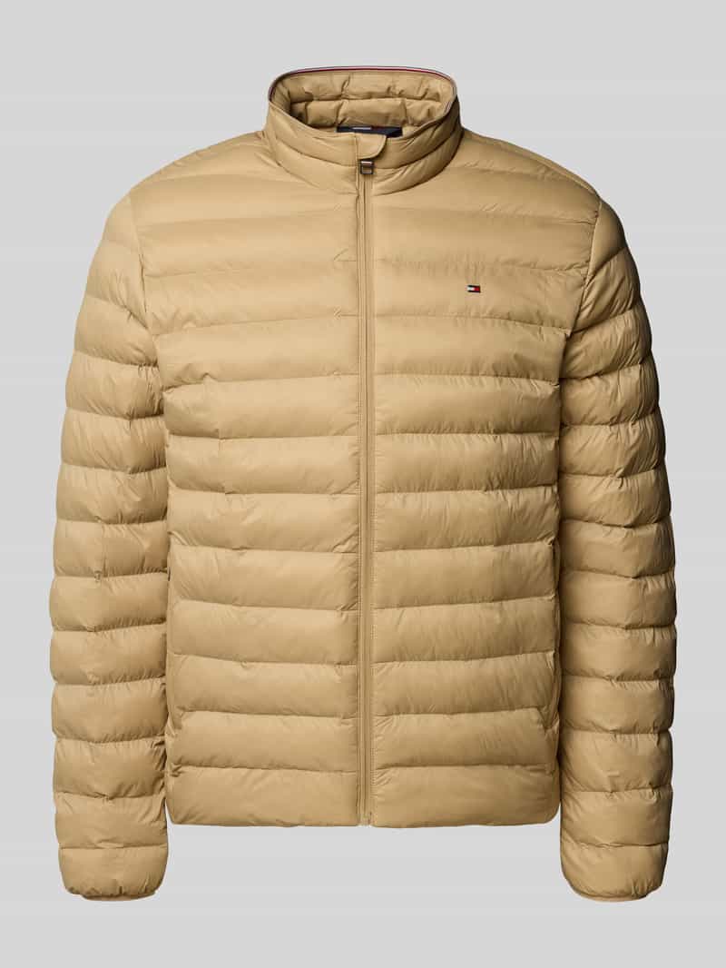 Tommy Hilfiger Regular fit gewatteerd jack met logostitching