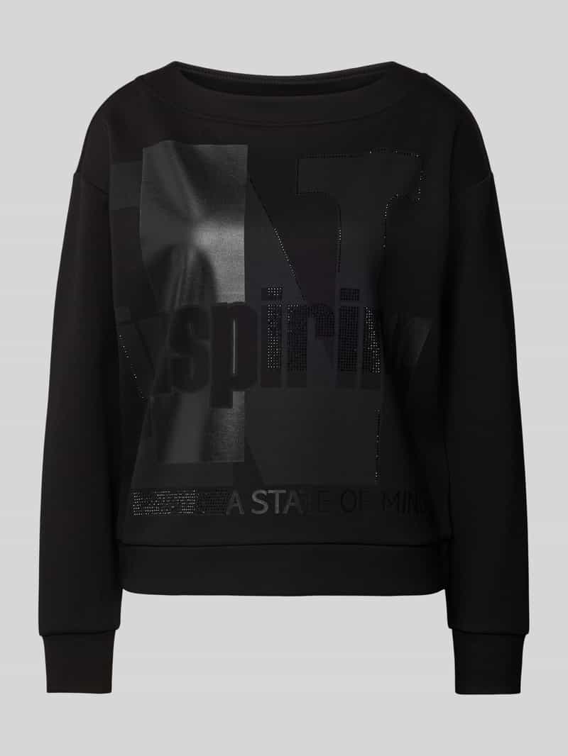 monari Sweatshirt met statementprint