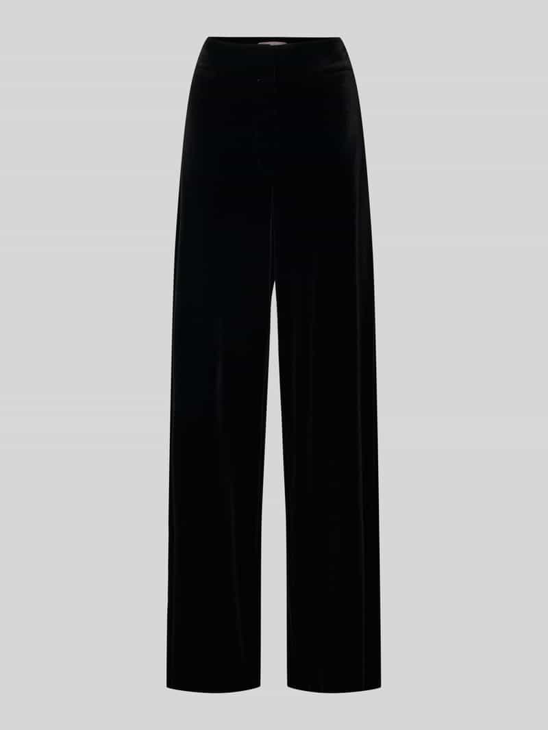 Christian Berg Cocktail Wide fit stoffen broek met brede band