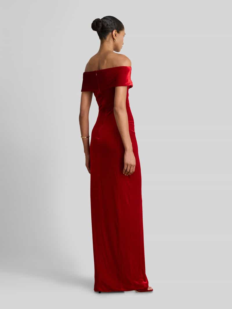 Lauren Ralph Lauren Avondjurk met carmenhals