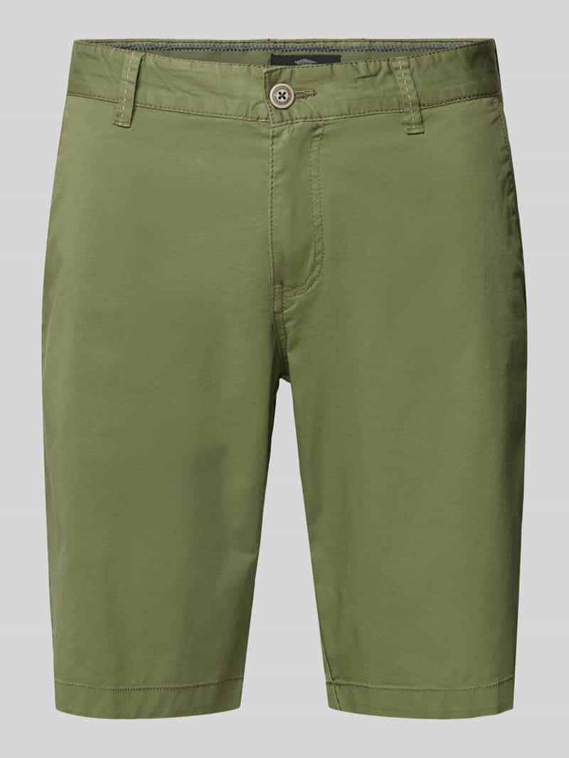 FYNCH-HATTON Regular fit bermuda met riemlussen, model 'Summer'