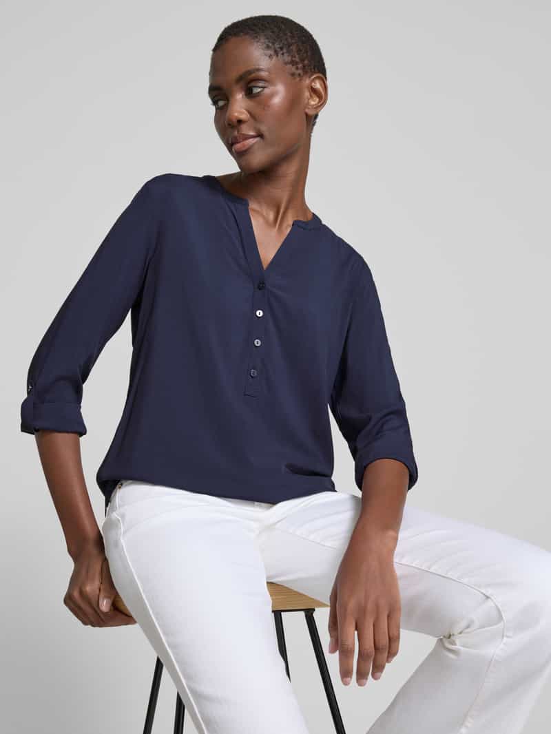 Christian Berg Woman Blouseshirt met korte knoopsluiting