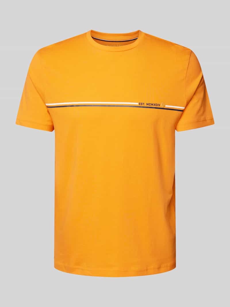 Christian Berg Men T-shirt met labelprint