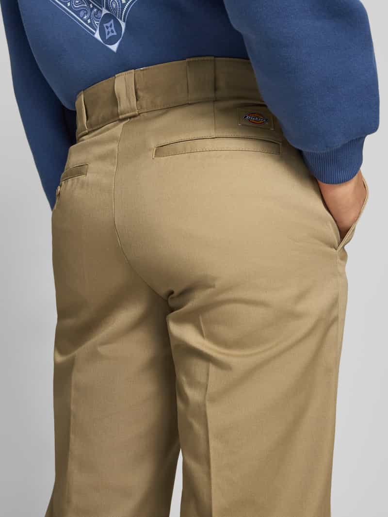 Dickies Straight fit stoffen broek met achterzakken