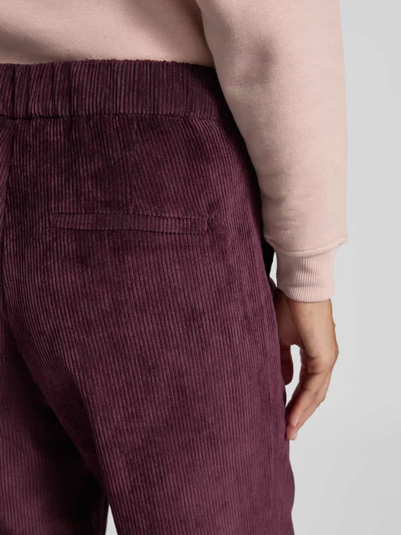MAC Korte corduroy broek met elastische band model 'CHIARA'