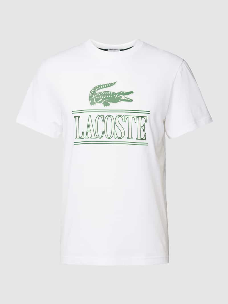 Lacoste T-shirt met label- en logoprint