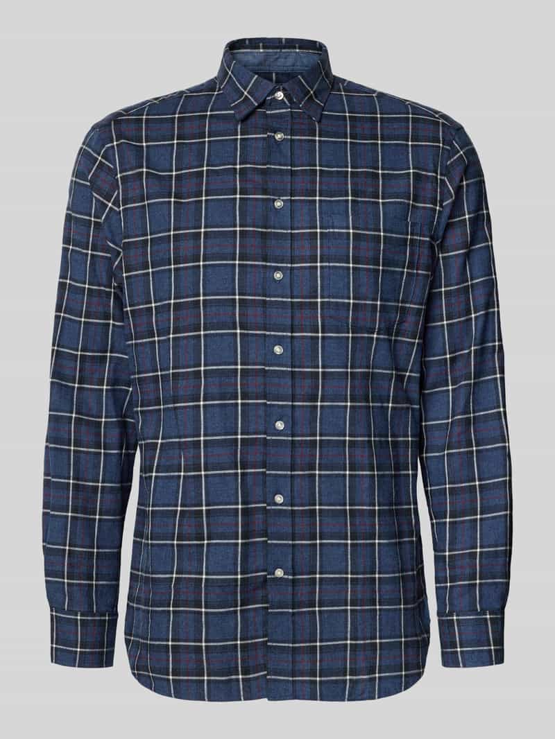 Christian Berg Men Regular fit vrijetijdsoverhemd met kentkraag