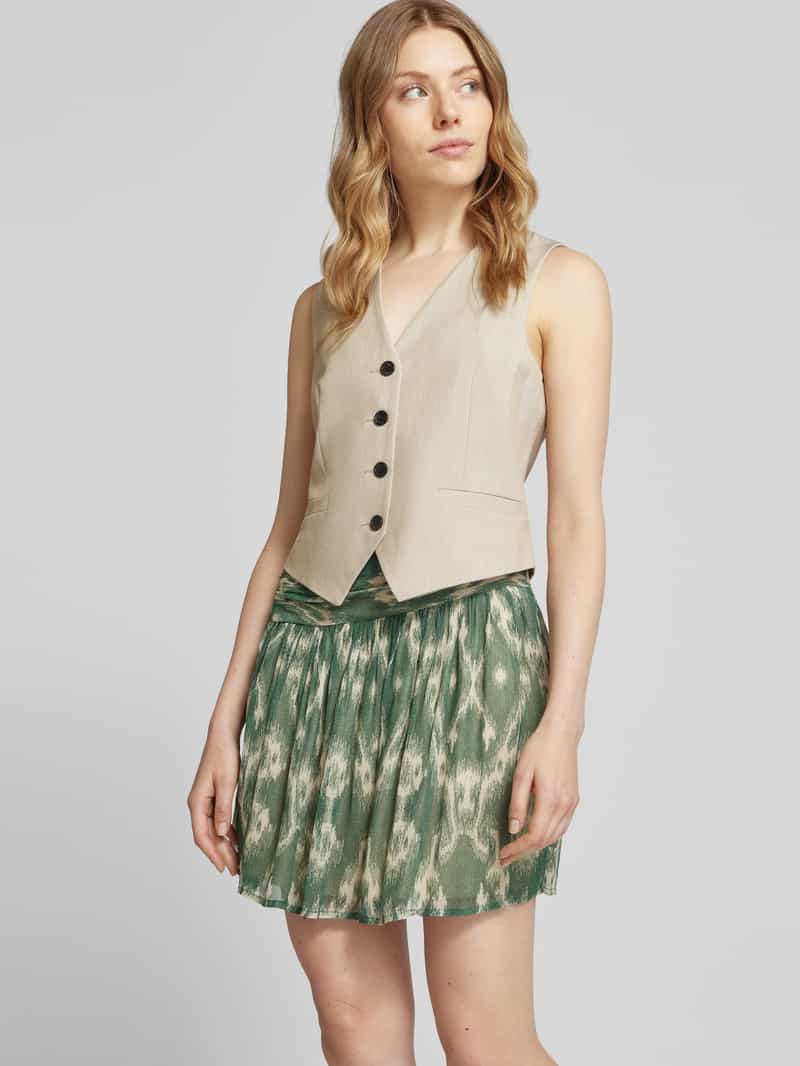 Bash Minirok met vaste plooien model 'MINA'
