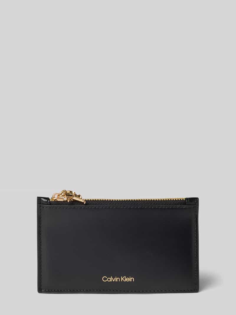CK Calvin Klein Portemonnee met logoprint model 'Cardcas'