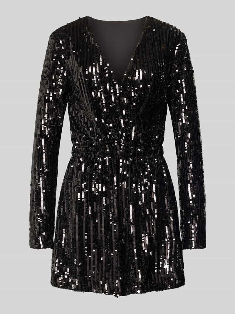 Only Regular fit playsuit met pailletten model 'AMABEL'