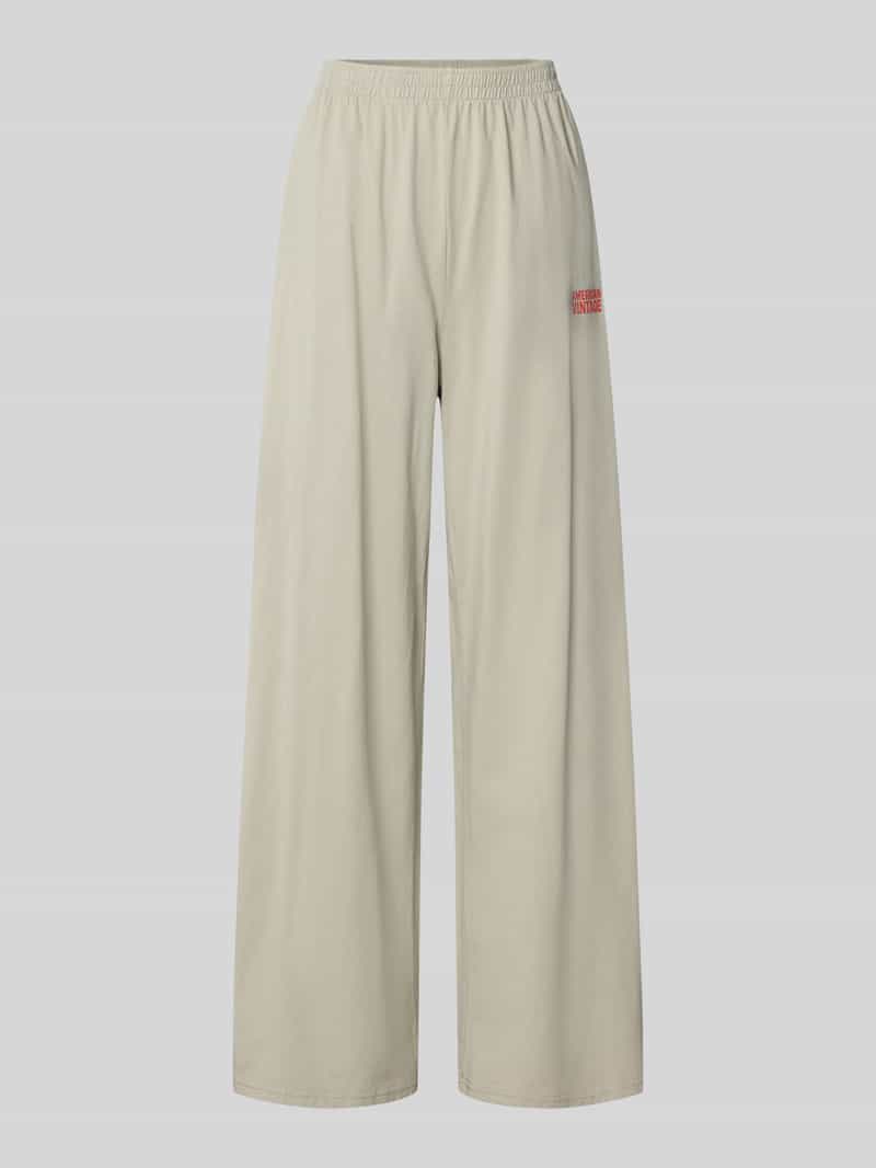 American vintage wide fit broek van puur katoen model 'GIXY'