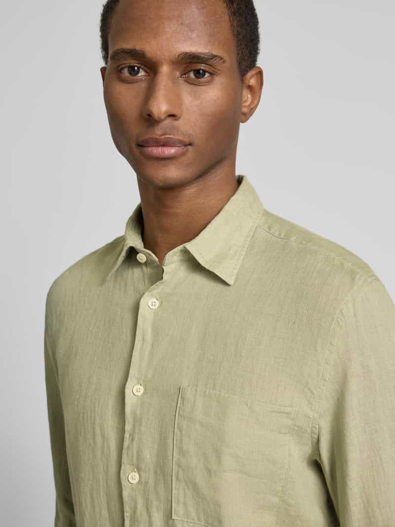 Marc O'Polo Regular fit vrijetijdsoverhemd van puur linnen