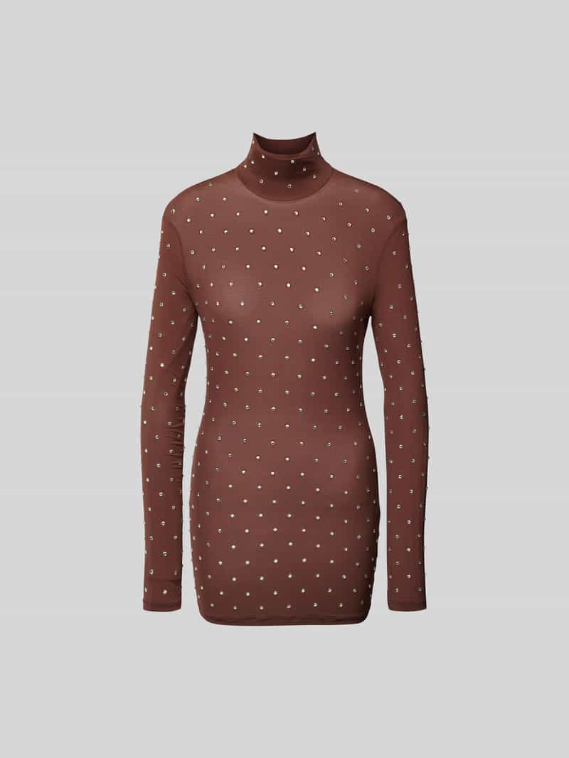 Mini-jurk met siersteentjes