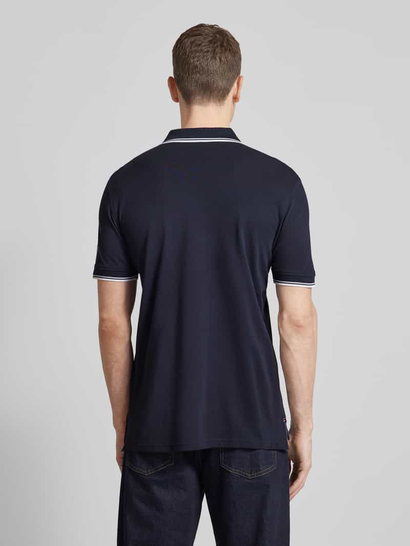 Regular fit poloshirt met labelbadges Christian Berg Men
