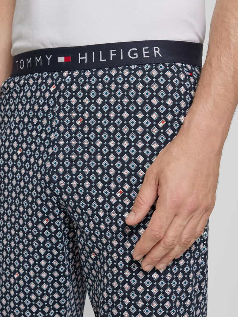 Tommy Hilfiger Regular fit sweatpants met labelstitching