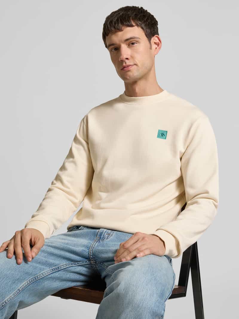 Scotch & Soda Sweatshirt met labeldetail