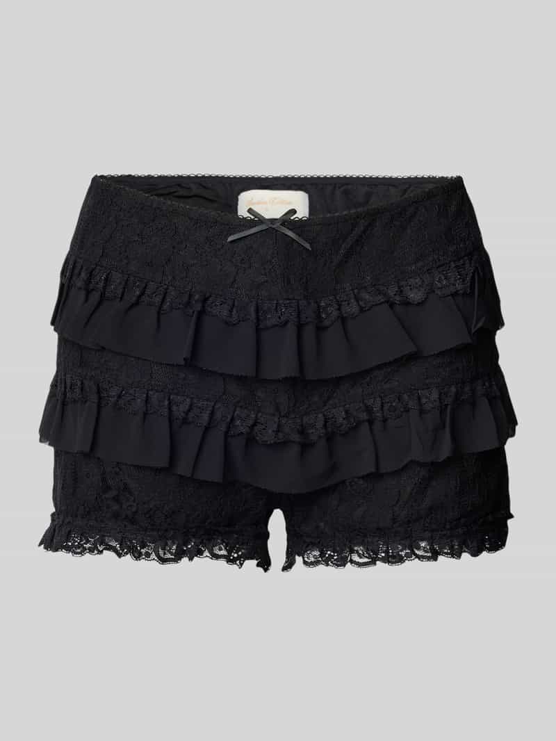 ANOTHER COTTON LAB Slim fit korte broek met kant