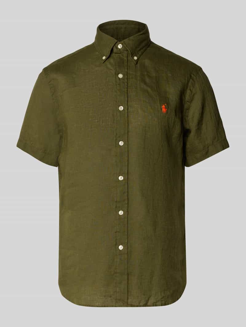 Polo Ralph Lauren Custom fit linnen overhemd met button-downkraag