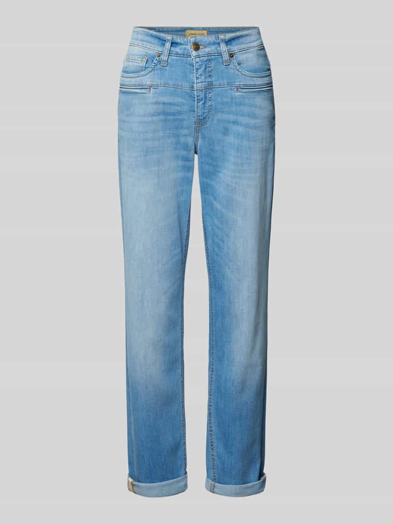 CAMBIO Regular fit jeans met paspelzakken model 'PEARLIE'