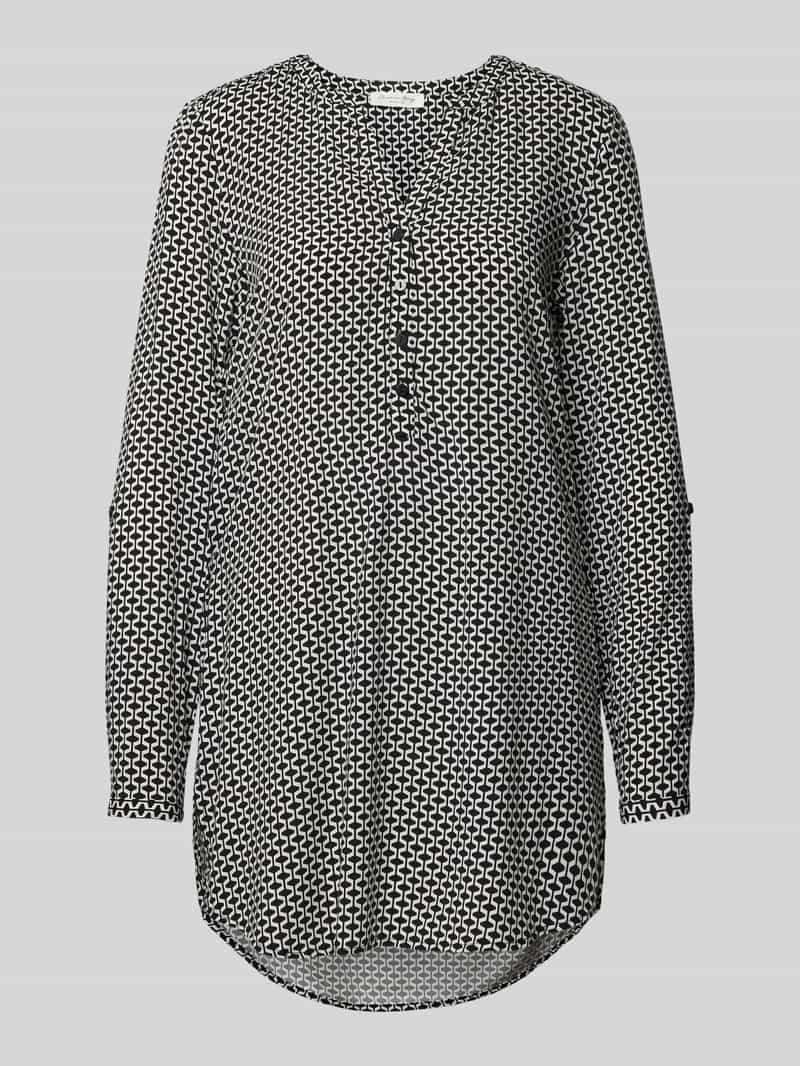 Christian Berg Woman Blouse met fijn all-over motief