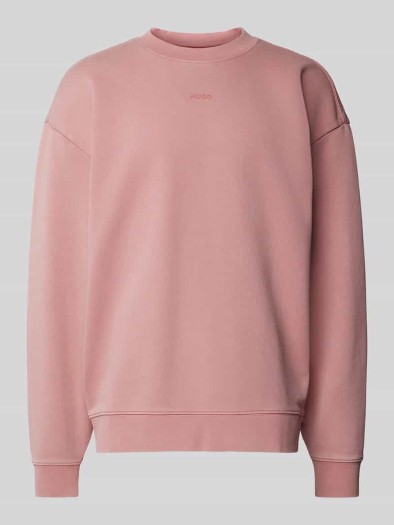 HUGO Sweatshirt met labeldetail model 'Dopaly'